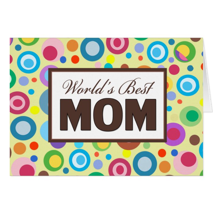 World's Best MOM Card