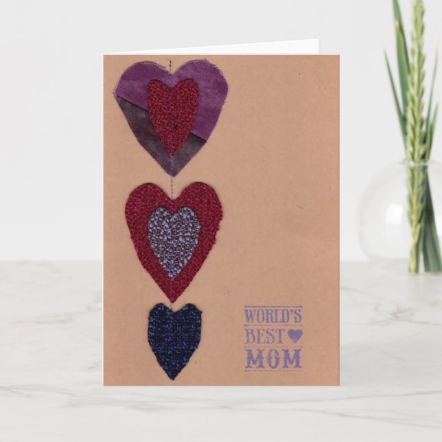 World's Best Mom Card (Front)