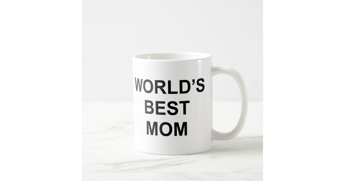 World's Best Mom Coffee Mug, Zazzle