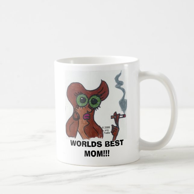 WORLDS BEST MOM!!! COFFEE MUG (Right)
