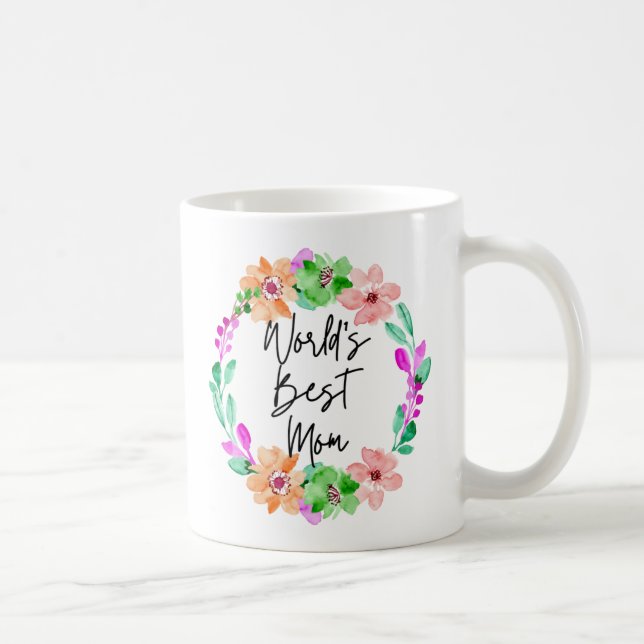 world's best mom coffee mug (Right)