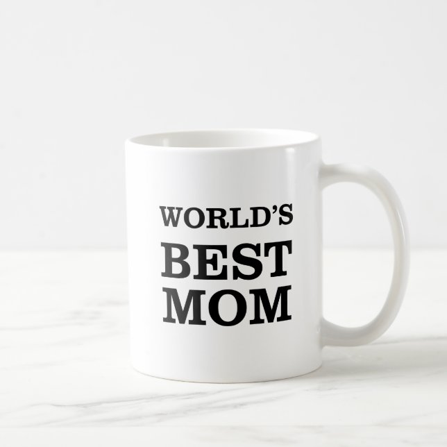 World's Best Mom Coffee Mug (Right)