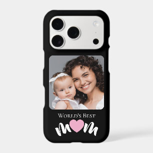 Worlds Best Mom Cute Heart Elegant Practical  iPhone 17 Pro Case
