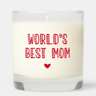 World's Best Mom! Cute Typography Mother's Day