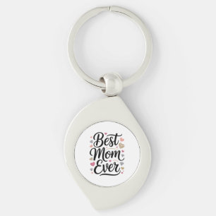 World's Best Mom Diamonds Keychain