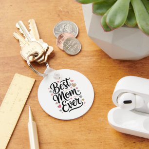 World's Best Mom Diamonds Keychain