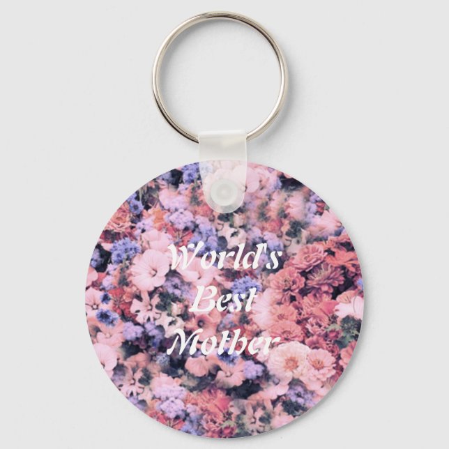 World's Best Mom Keychain (Front)