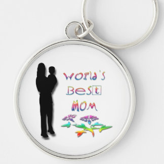 World's Best Mom Keychain