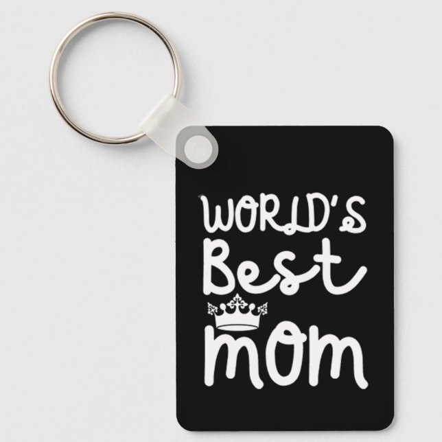 World's Best Mom Keychain (Front)