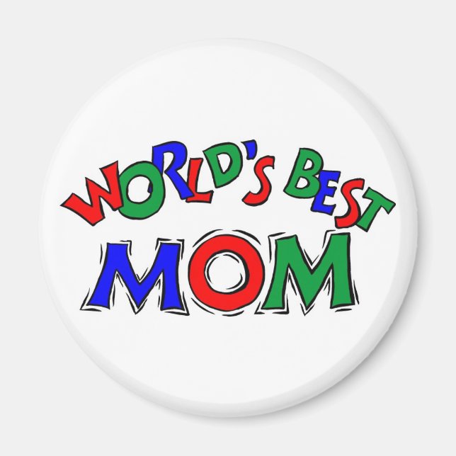 Worlds Best Mom Magnet (Front)