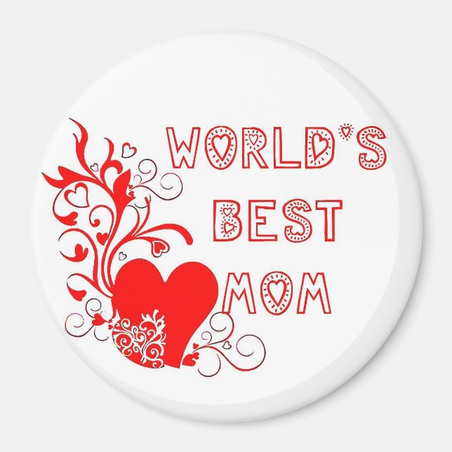 World's Best Mom Magnet (Front)
