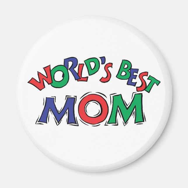 World's Best Mom Magnet (Front)
