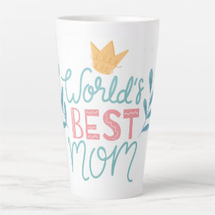 World's Best Mom Mother's Day Coffee Latte Mug
