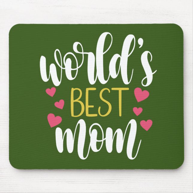 World's Best Mom Mother's Day | Mousepad (Front)
