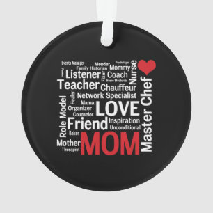 World's Best Mom - Mother's Day or Birthday Ornament