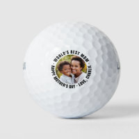 World's Best Mom Mother's Day Photo Golf Balls