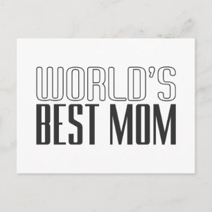 World's Best Mom Mother's Day Postcard