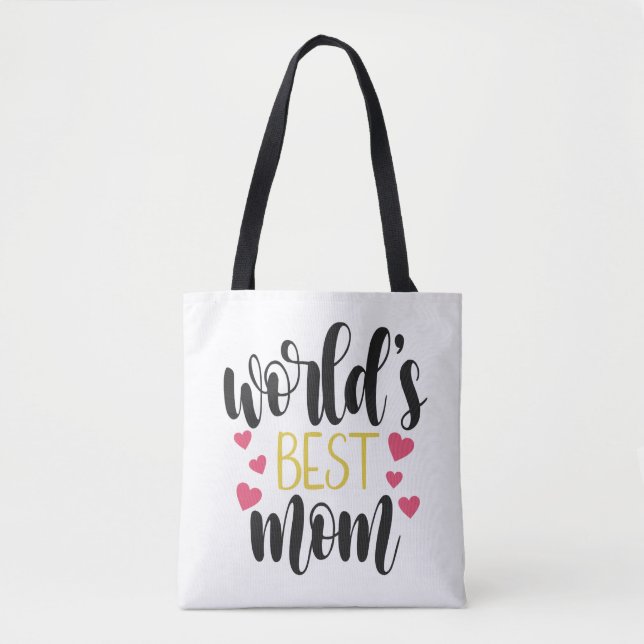 World's Best Mom Mother's Day | Tote Bag (Front)
