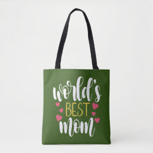 World's Best Mom Mother's Day Tote Bag