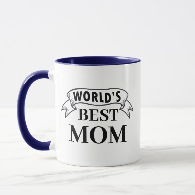 World's Best Mom Mug - Personalized Photo Gift! (Left)