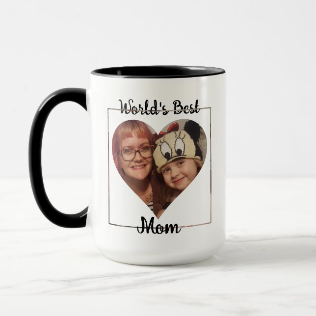 World's Best Mom Personalized Mug (Left)