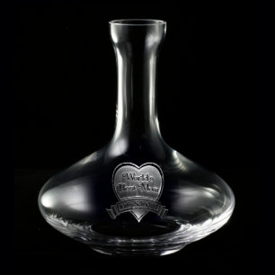 World's Best Mom Personalized Wine Decanter
