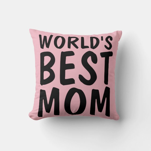 WORLD'S BEST MOM PINK PILLOWS (Front)