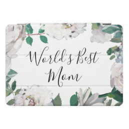 World&#39;s Best Mom Pretty Watercolor Floral Case