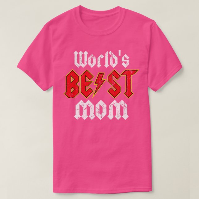 Worlds Best Mom T-Shirt (Design Front)