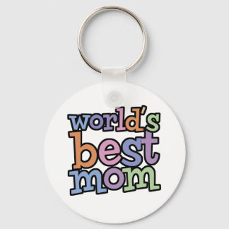 Worlds Best Mom T-Shirts & Gifts Keychain