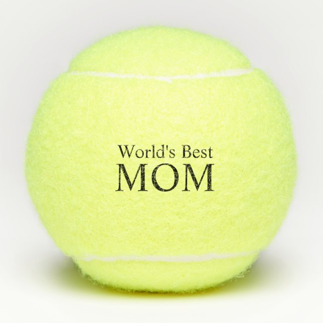 World's Best Mom Tennis Balls (Front)
