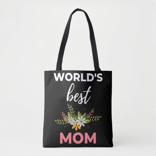 World's Best Mom Tote Bag (Front)