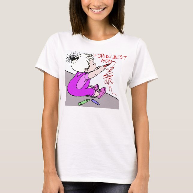 Worlds Best Mom Tshirt (Front)