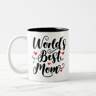 World's Best Mom Two-Tone Coffee Mug