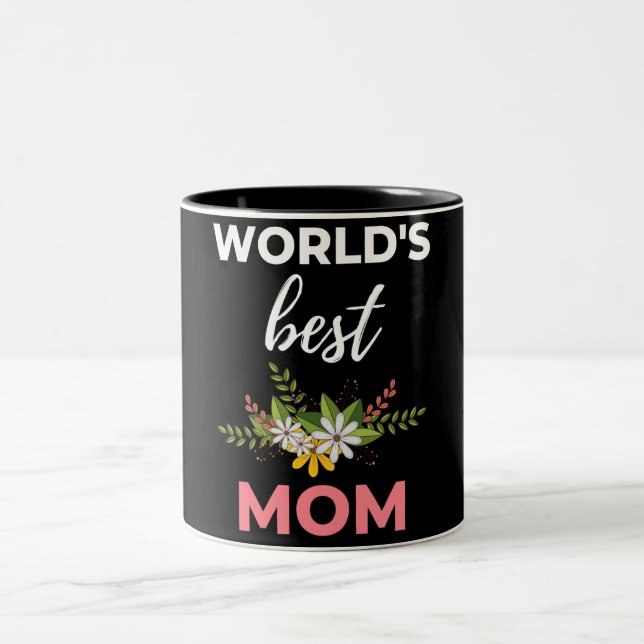 World's Best Mom Two-Tone Coffee Mug (Center)