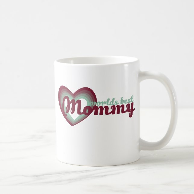 Worlds Best Mommy Coffee Mug (Right)