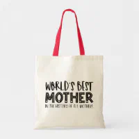 MomLife  Motherhood Modern Script Mother's Day Large Tote Bag