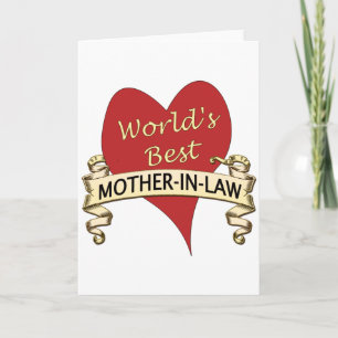 World's Best Mother-In-Law Card