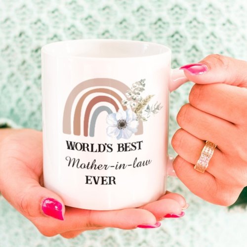 Worlds best mother in law ever mothers day gift  coffee mug