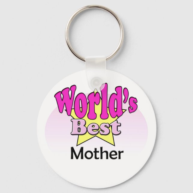 World's Best Mother Keychain (Front)