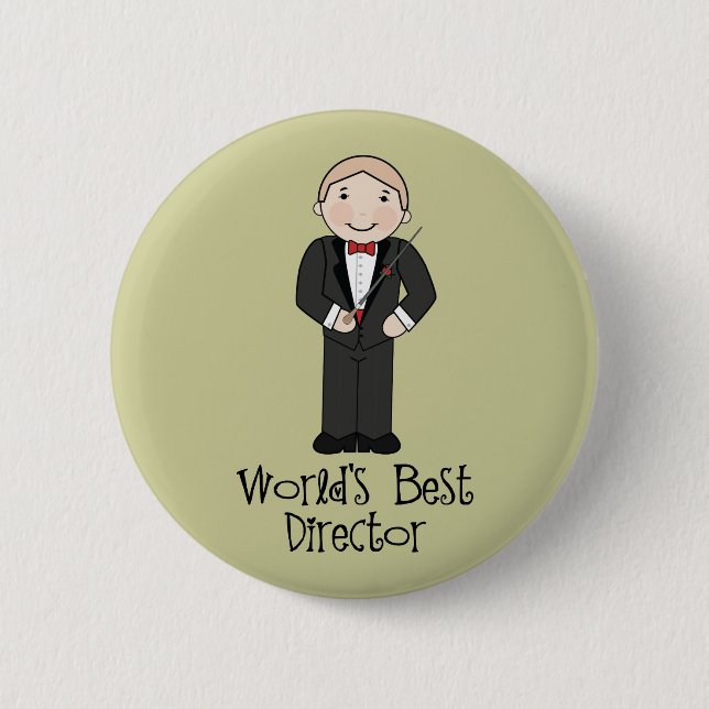 Worlds Best Music Director Button (Front)