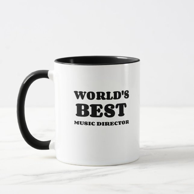 WORLD'S BEST MUSIC DIRECTOR MUG (Left)