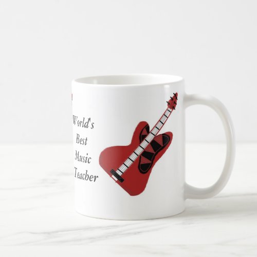 Worlds Best Music Teacher Coffee Mug