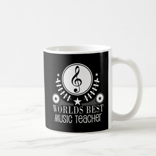 Worlds Best Music Teacher Gift Coffee Mug