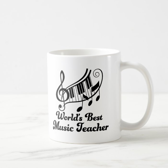 Worlds Best Music Teacher Gift Mug
