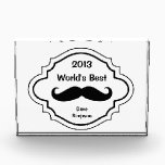 World's Best Mustache Custom Award Humor<br><div class="desc">Great Award for fun and laughs.  Give it to the best mustache or beard</div>