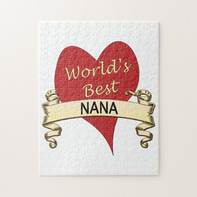 World's Best Nana Jigsaw Puzzle (Vertical)
