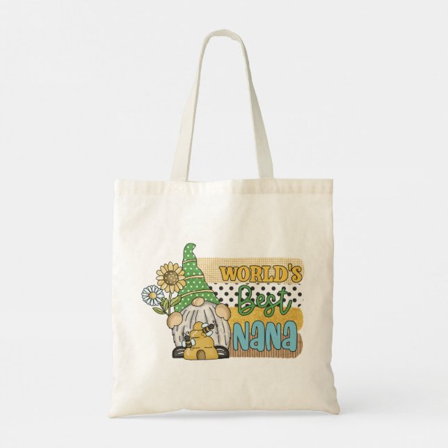 Worlds Best Nana   Tote Bag (Back)