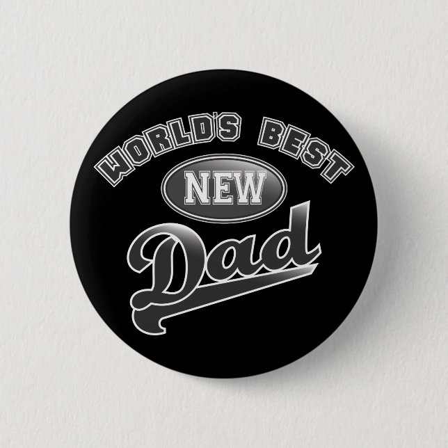 World's Best New Dad Button (Front)