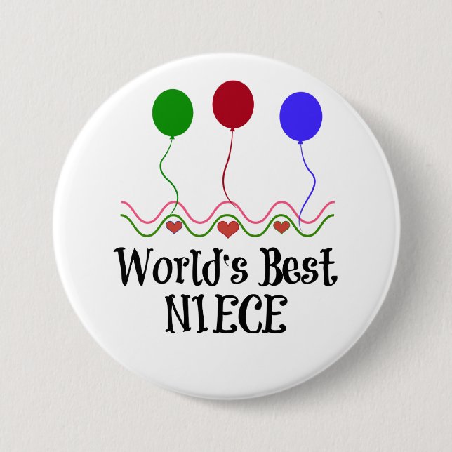 World's Best Niece Button (Front)